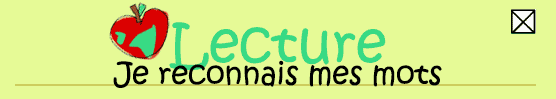 Leçons de lecture mots étiquettes image